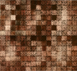 Palimpsest RED SQUARES (Small)